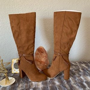 LC Lauren Conrad Rootbeer Style Cognac Color Boots
